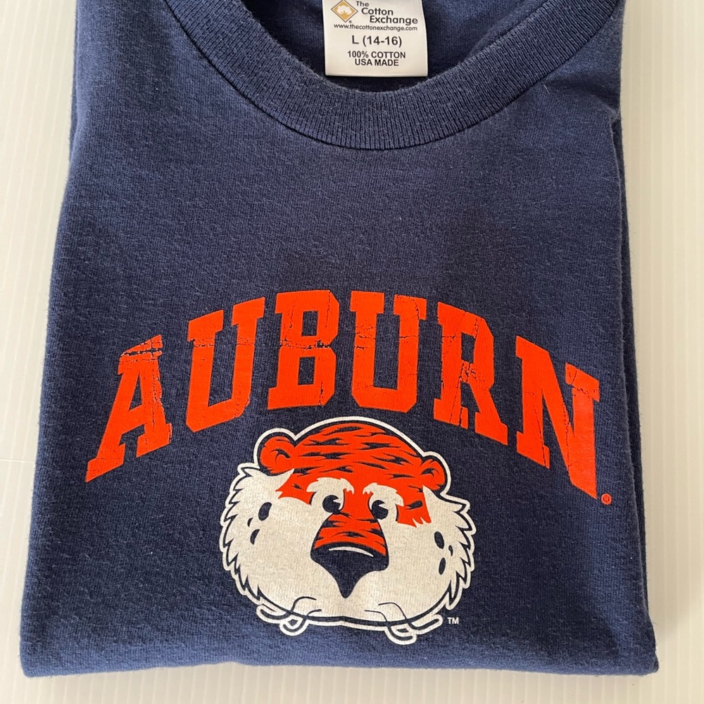 Boys/Girls Auburn Shirt Size L (14-16) - Picture 4 of 8